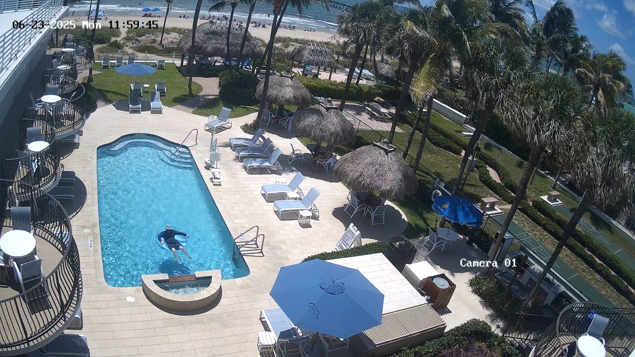 Live Webcam High Noon Beach Resort Pool