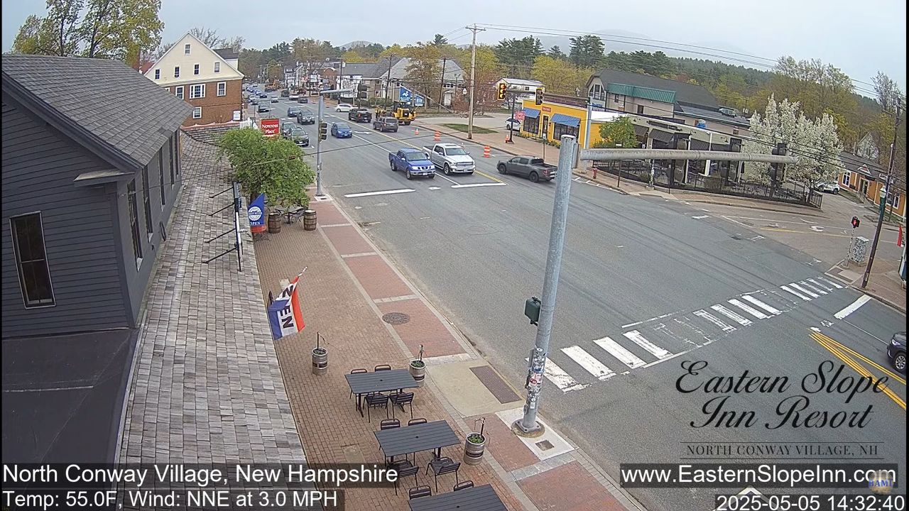 North Conway Cam | Live Video | White Mountain Hwy | NH