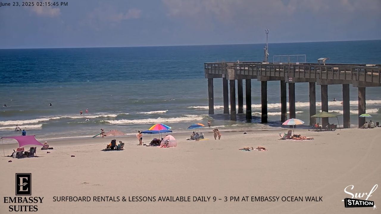 North Pier St Augustine Beach Cam – Florida | Video