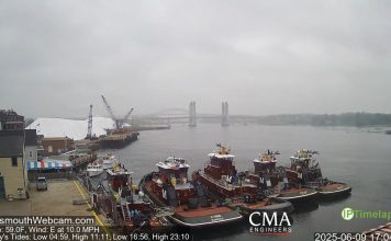 Portsmouth Tugboat Alley Piscataqua River | Nh | Live Video