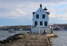 Rockland Breakwater Lighthouse Live Cam New In Maine