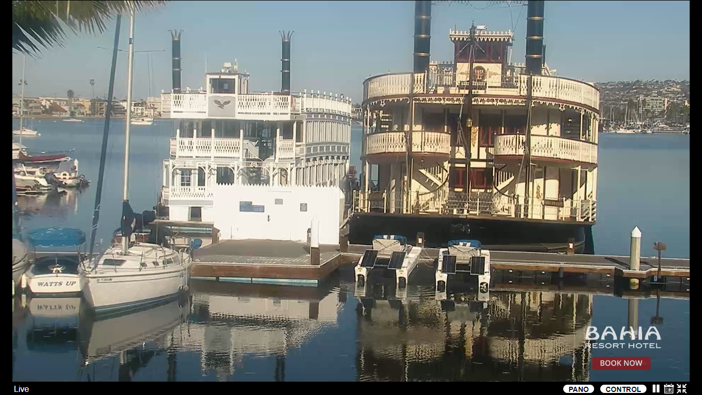 Bahia Resort Webcam in San Diego, California new Mission Bay