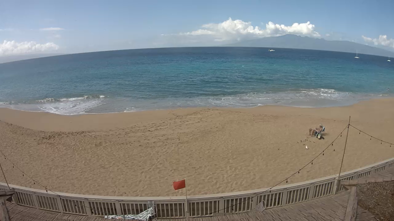 Kaanapali Maui at the Eldorado Webcam new in Hawaii