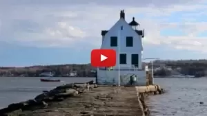 Rockland Breakwater Lighthouse Live Cam New In Maine