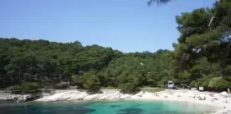 New Veli Žal Beach Live Stream Cam Lošinj, Croatia