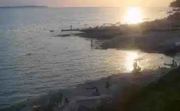 Borik Beach Live Cam Mali Lošinj, Croatia