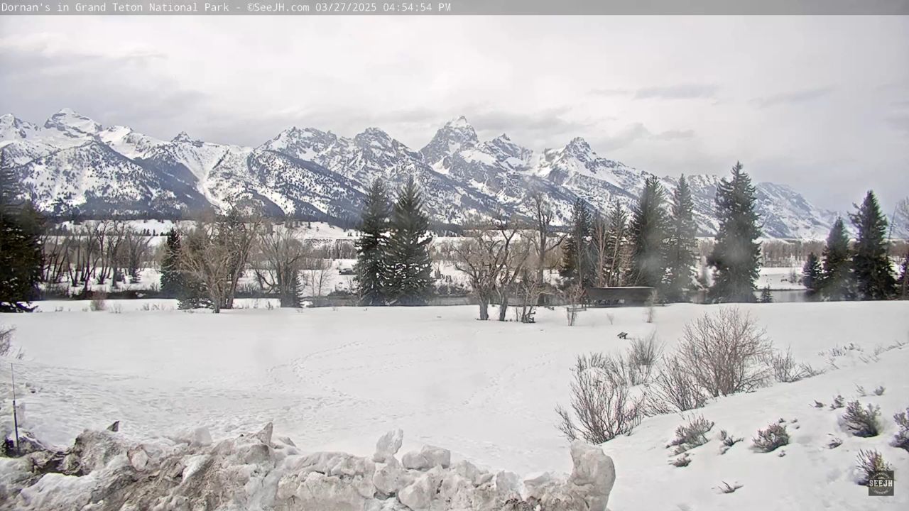 Dornan’s Resort in Grand Teton National Park Live Webcam