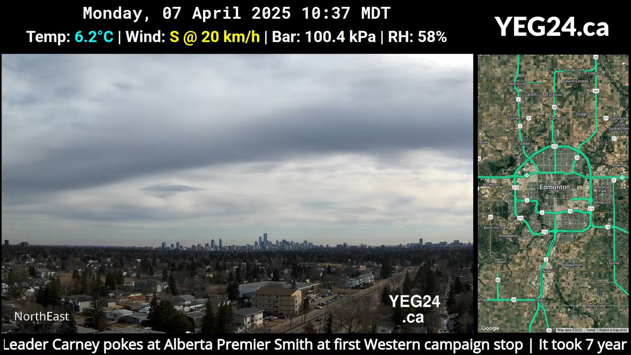 Edmonton Webcam | Alberta Canada | HD Live Video