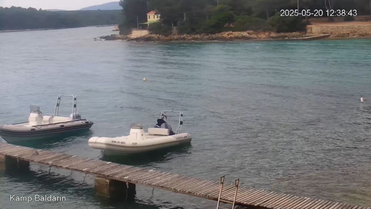 Live Webcam Camp Baldarin – Punta Križa, Nerezine