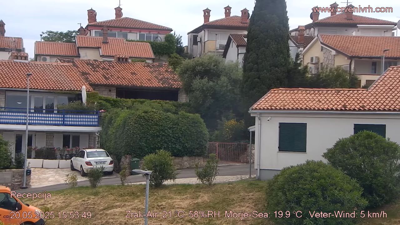 Live Webcam Crveni Vrh, Umag, Croatia
