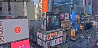 Times Square 1540 Broadway Live Stream Cam New York