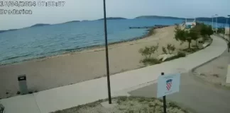 New Rezalište Beach Live Stream Cam Brodarica, Croatia