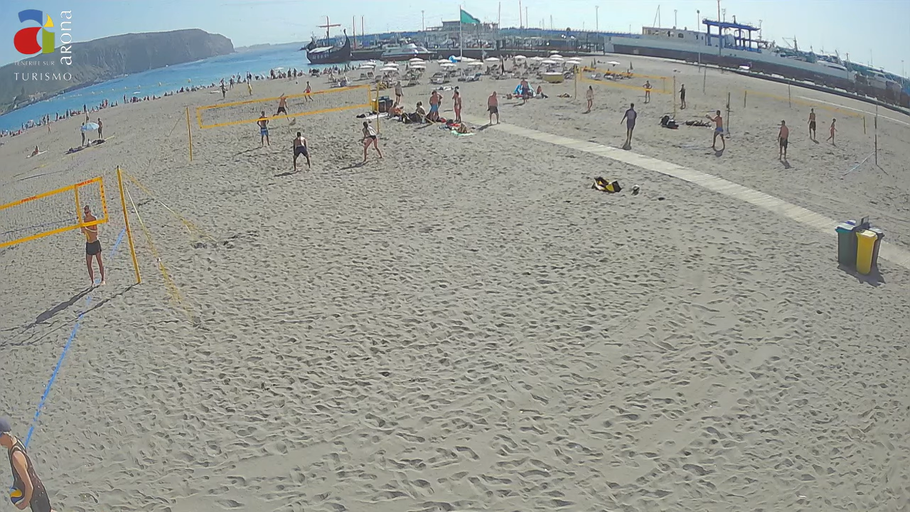 Playa de Los Cristianos Live Webcam – Tenerife Canary Islands