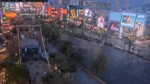 Las Vegas Strip Street Level – Nevada – Real Time Live Video