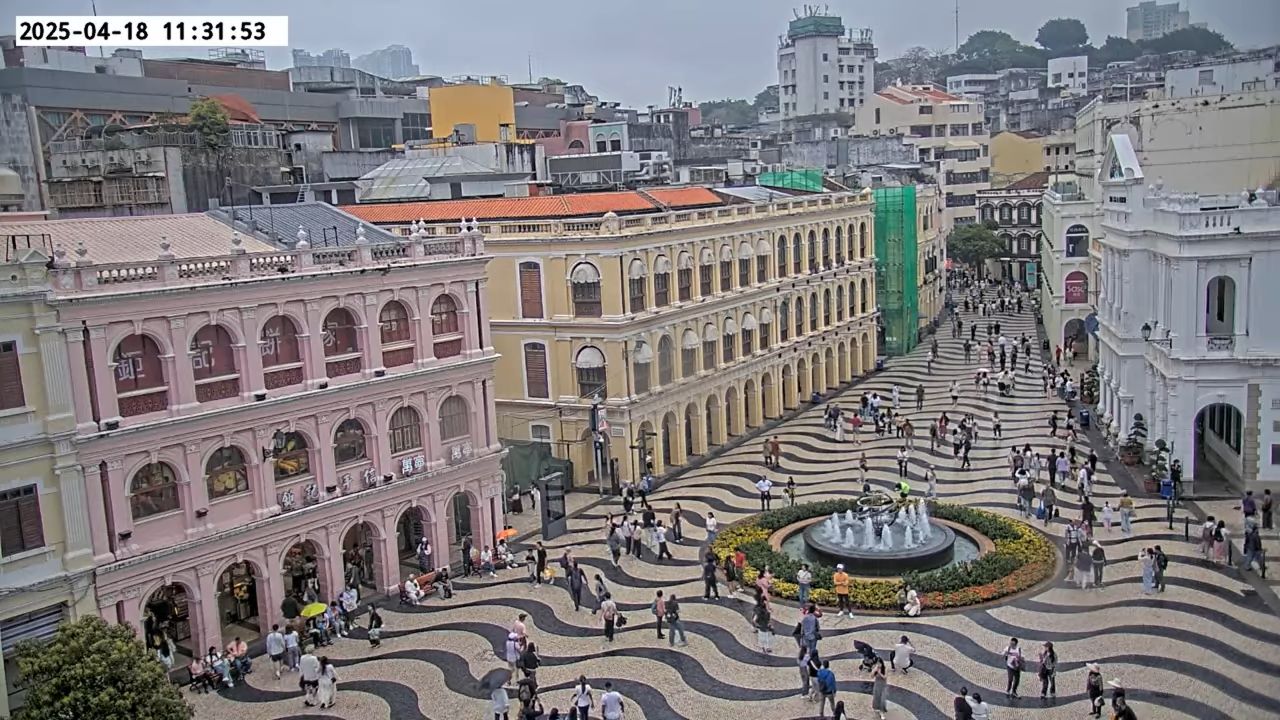 Senado Square Live Cam – Sé, Macau, China