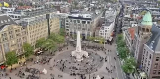 Dam Square Amsterdam Live