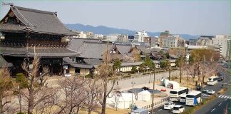 New Higashi Honganji Temple Live Street Camera