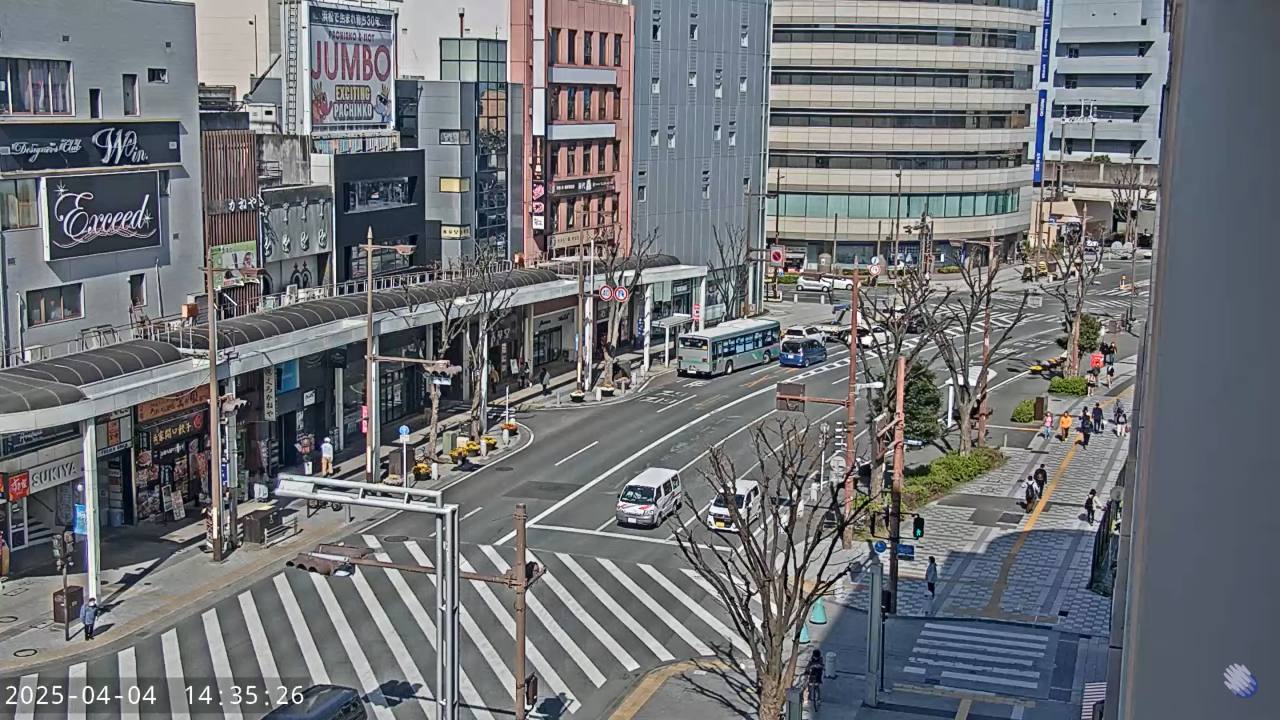 Live Webcam Kajimachi-Dōri – Hamamatsu, Shizuoka
