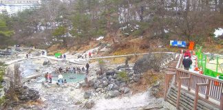 New Nishikawara Open-air Bath Japan Live Webcam