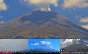 Popocatépetl Volcano Live Webcam In Mexico City, Mexico
