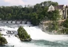 New Rhine Falls In Switzerland Live Webcam