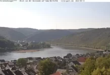New Rhine River Cam Kamp-bornhofen, Germany