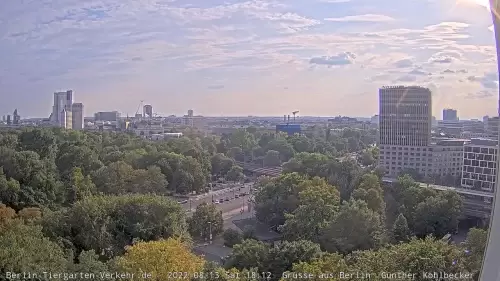 Berlin Tiergarten – S-Bahn Station – Live Webcam – Germany