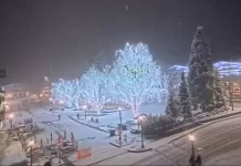 New Village Of Lights In Leavenworth, Washington Live Street Camera