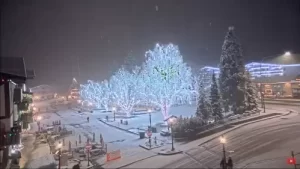 New Village Of Lights In Leavenworth, Washington Live Street Camera