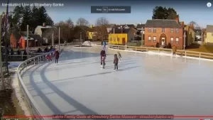 Strawbery Banke Ice Skating Live Webcam Nh
