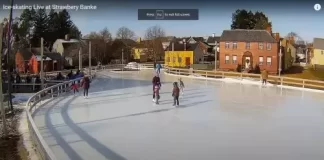 Strawbery Banke Ice Skating Live Webcam Nh