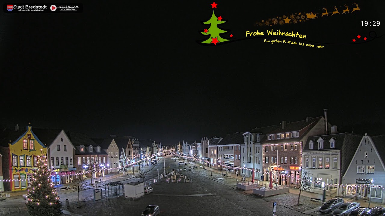 Bredstedt Market Square Live Cam – Nordfriesland, Germany