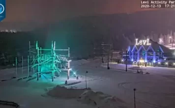 New Levi Ski Resort Activity Park Webcam