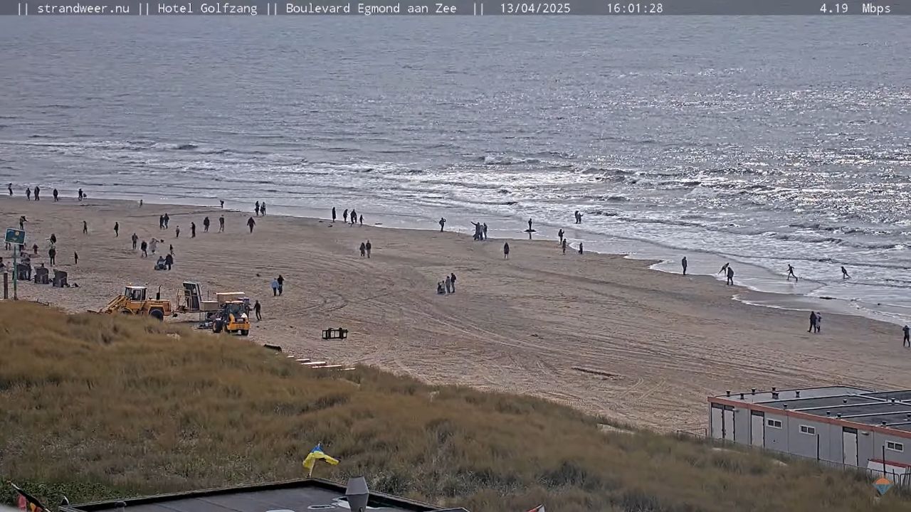 Egmond Aan Zee Live Webcam – Netherlands – Beach
