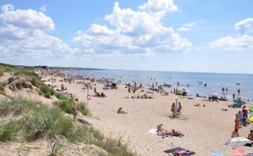 Live Webcam Skrea Beach - Falkenberg, Sweden