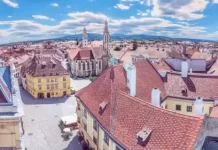 New Main Square Live Stream Webcam Sopron, Hungary