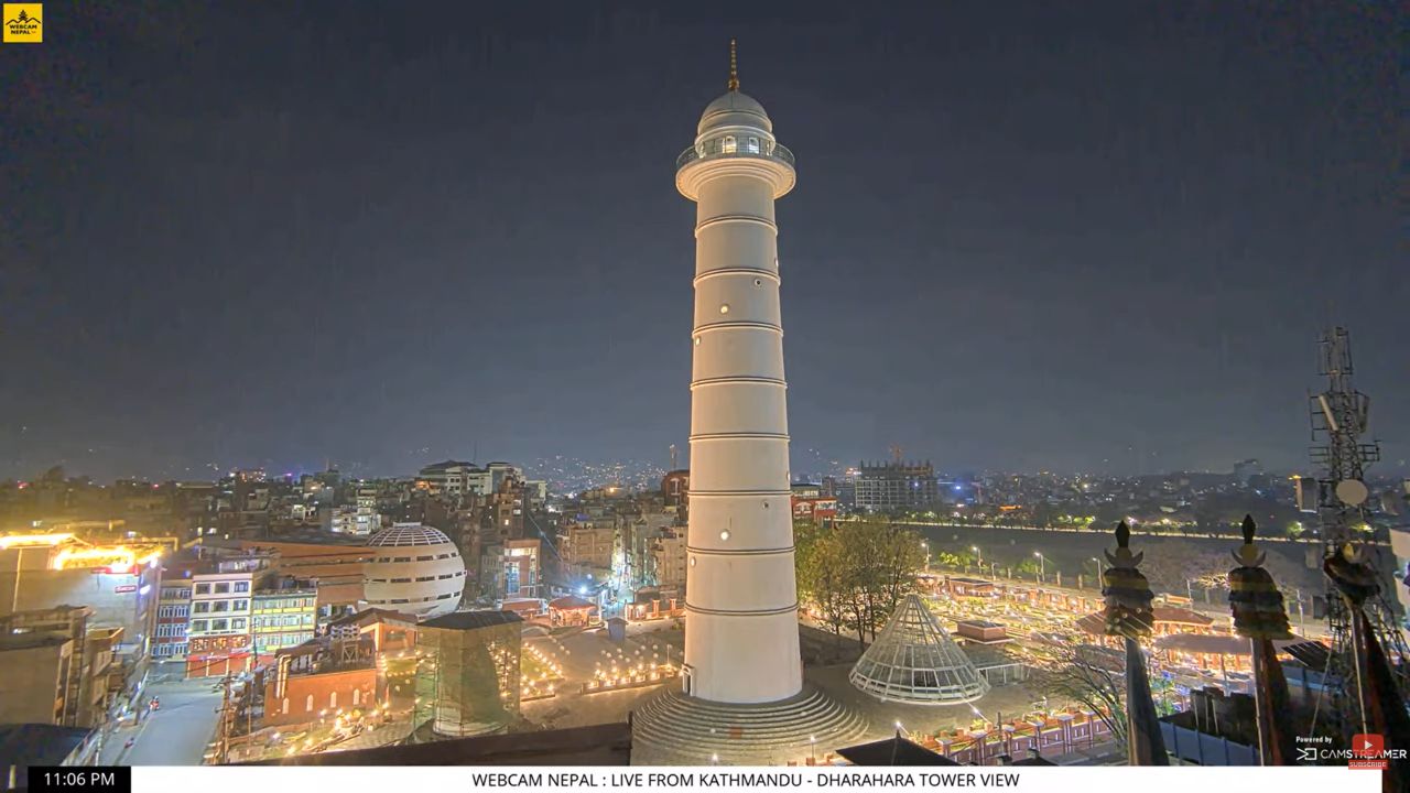 Live Webcam Dharahara Tower – Kathmandu, Nepal