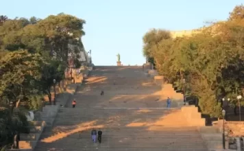 Potemkin Stairs, Odessa New Live Street Camera