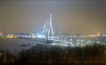Vanšu Bridge New Live Cam Stream Riga, Latvia