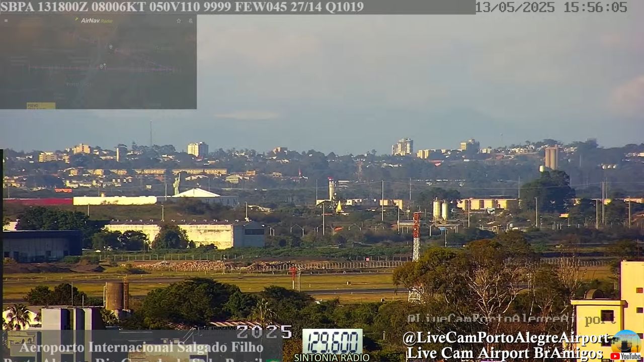 Salgado Filho Airport – Porto Alegre, Brazil – Live Webcam