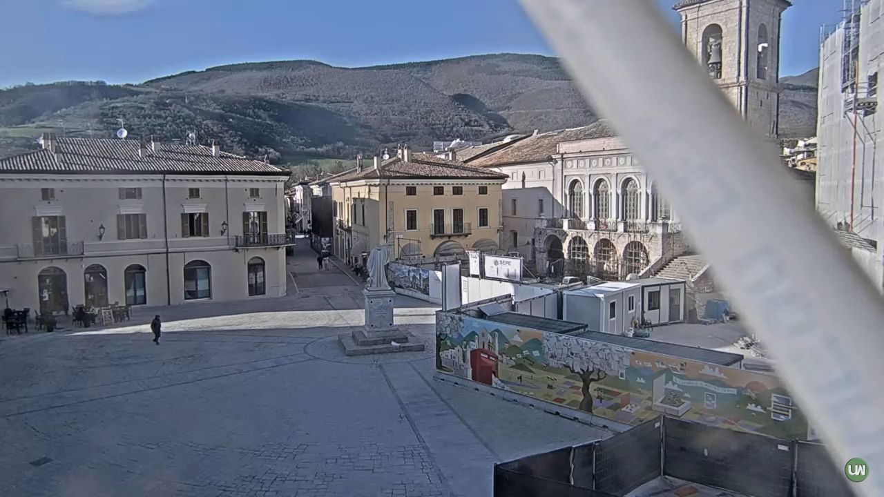San Benedetto Square Webcam – Nursia, Perugia, Italy