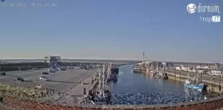 Live Cam Dornumersiel Harbour, Germany New