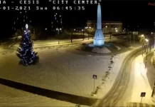 Latvia Unity Square New Live Stream Webcam