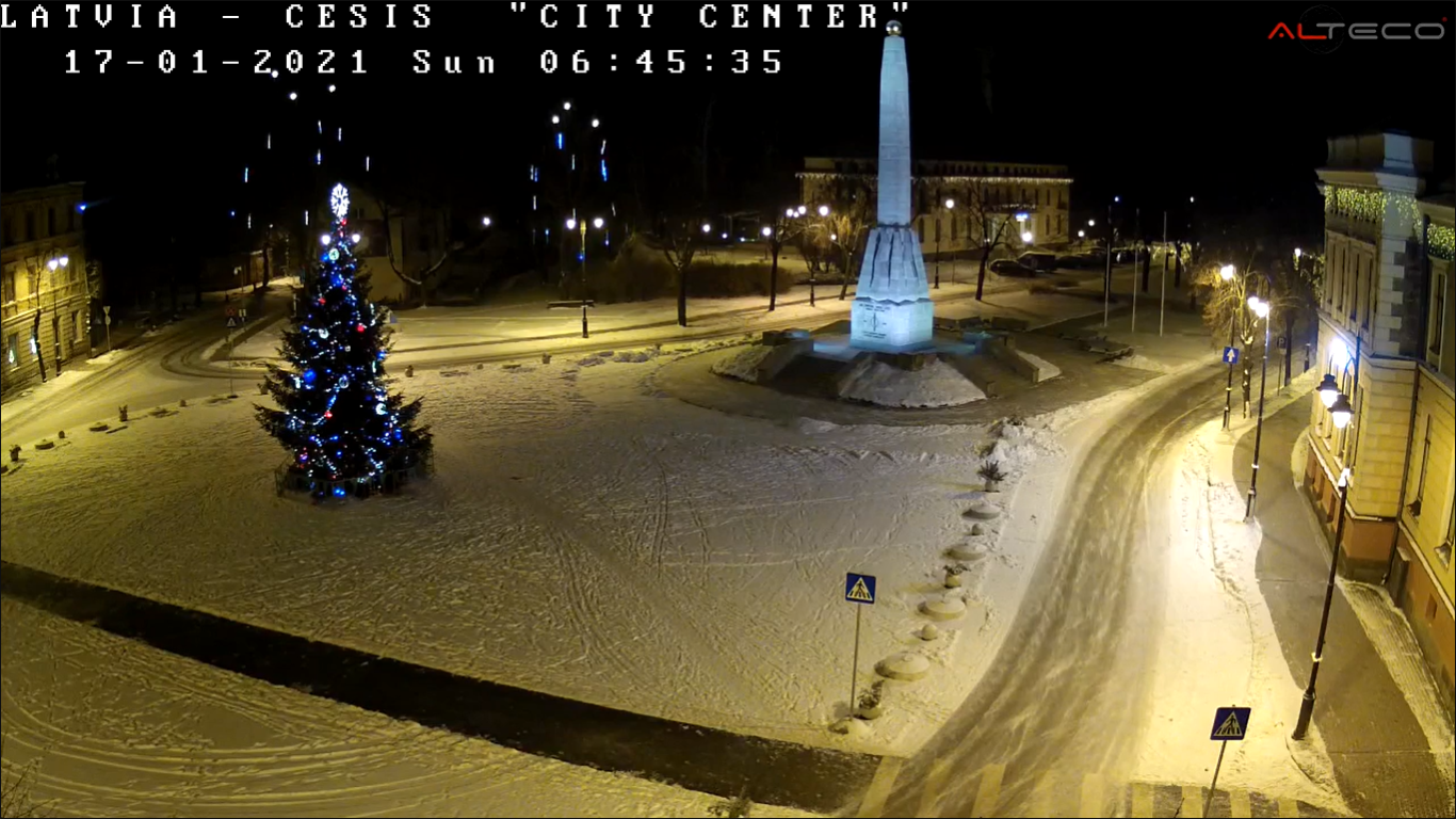 Unity Square Live Webcam – Cēsis, Latvia