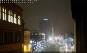 New Freedom Monument Square Live Stream Cam Riga, Latvia