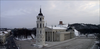 Cathedral Square New Live Cam Vilnius, Lithuania