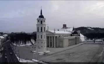 Cathedral Square New Live Stream Cam Vilnius, Lithuania