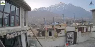 Himalayas New Live Stream Cam Hotel Milan In Ghandruk, Nepal