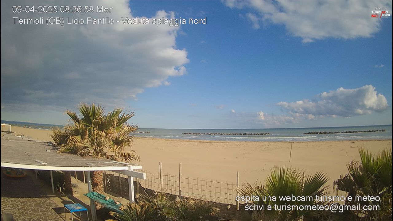 Termoli Italy Live Cam – Bathing Establishment Lido Panfilo