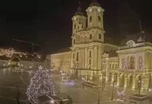 Dobó István Square New Live Stream Cam Eger, Hungary